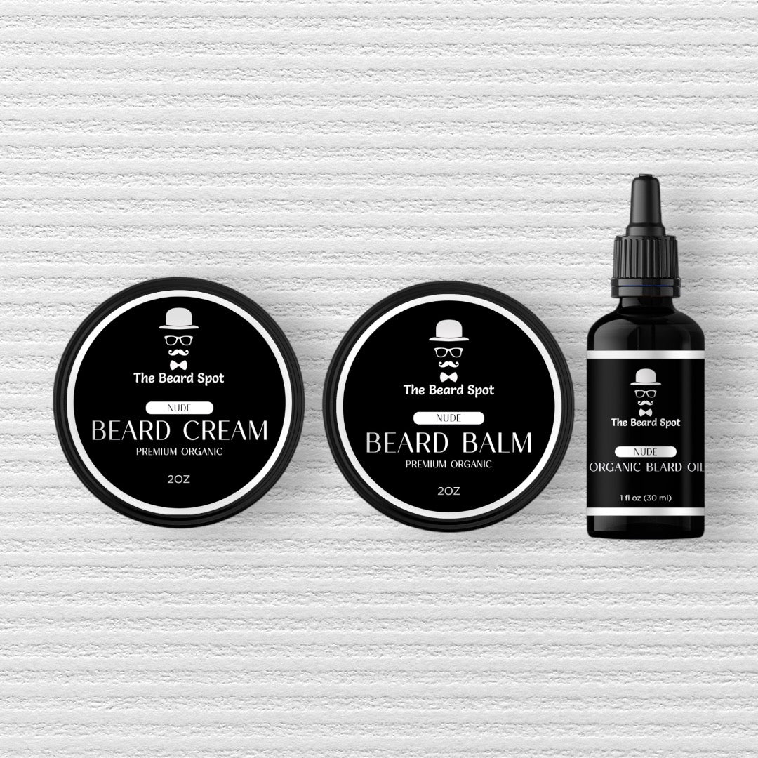 Beard Oil, Balm & Cream Bundle