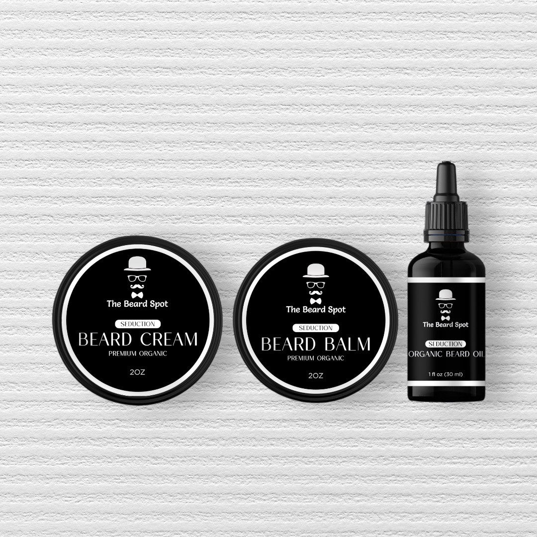 Beard Oil, Balm & Cream Bundle